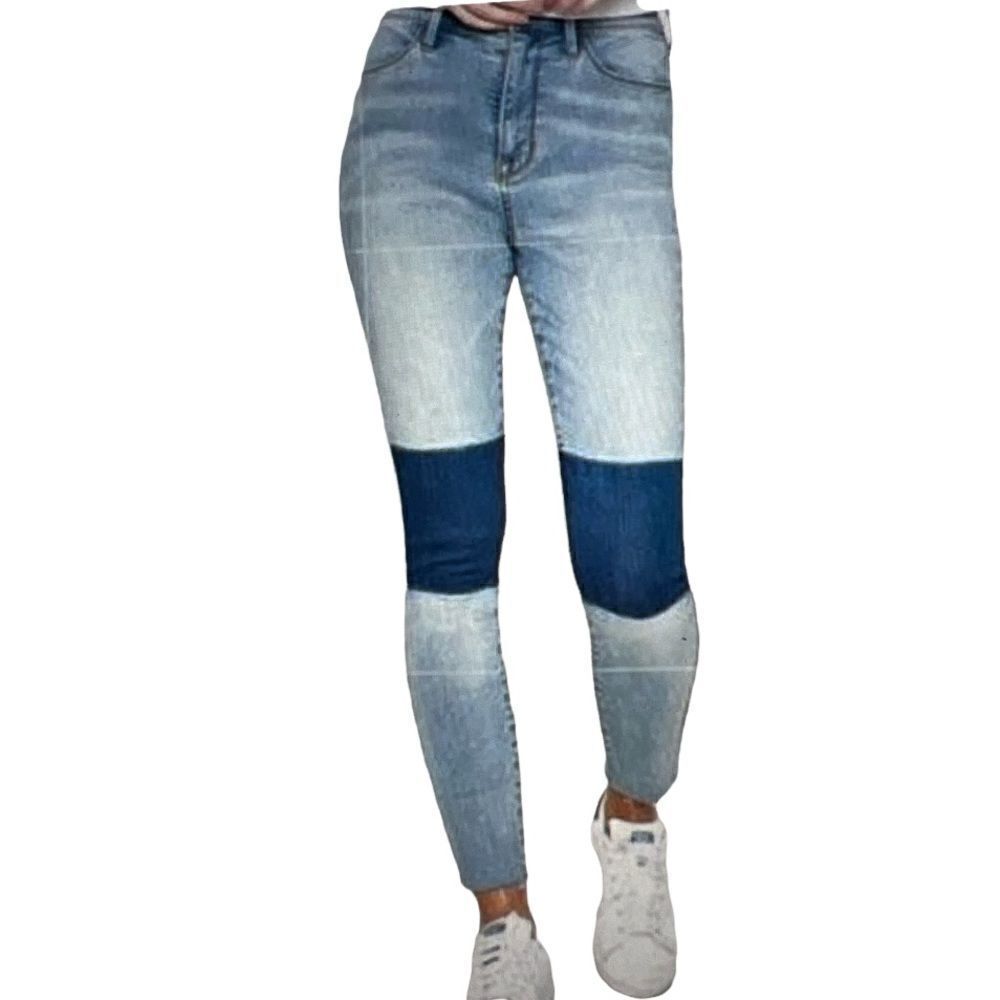 PACSUN Women’s Super High-Rise Skinniest Button Fly Denim Jeans Blue Size 29